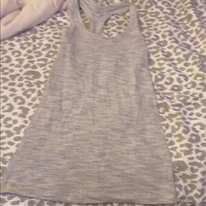 Lululemon Athletica Gray Sleeveless Tank Top